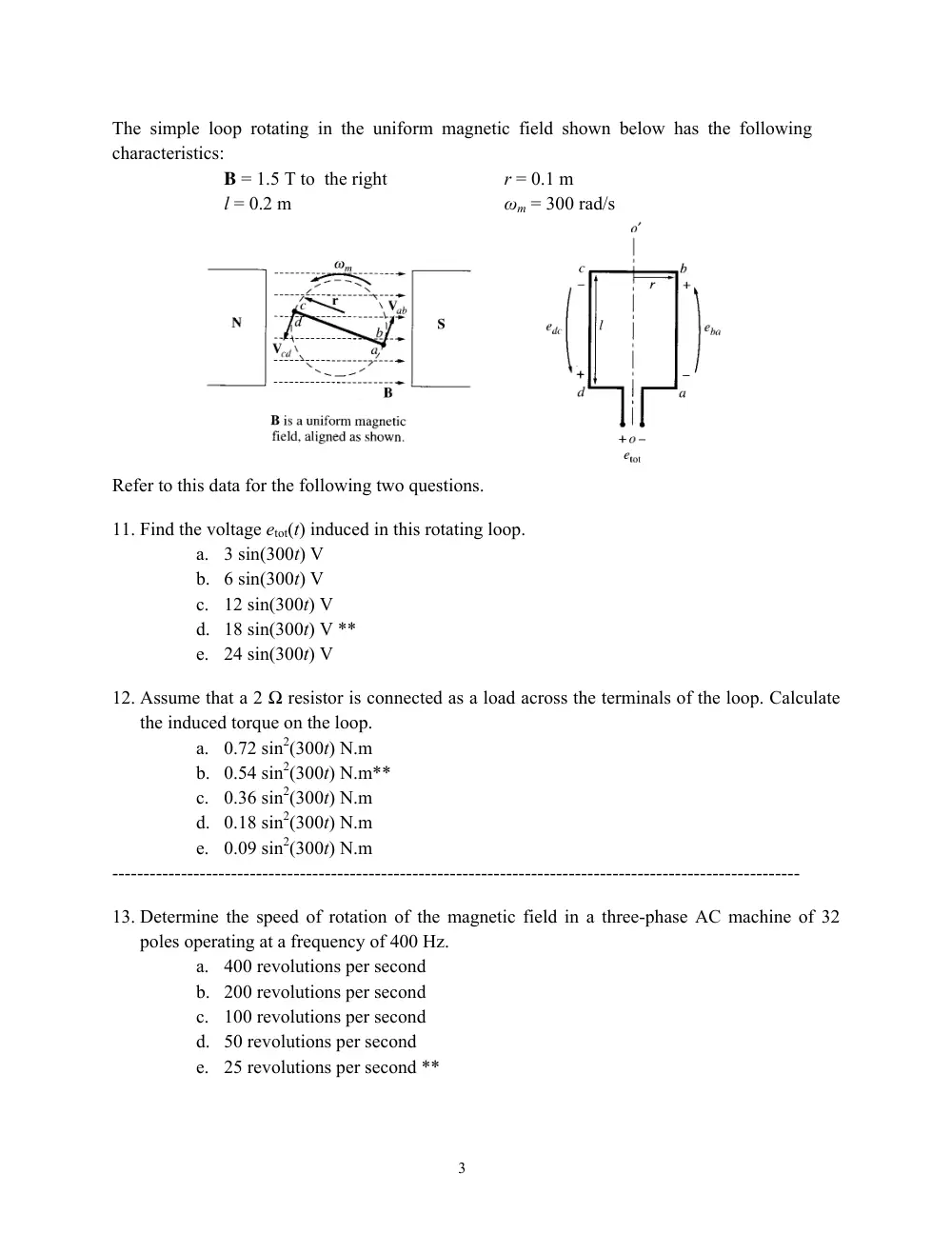 EECE 370 Exam 2 with Solution, Fall 2011, page 3