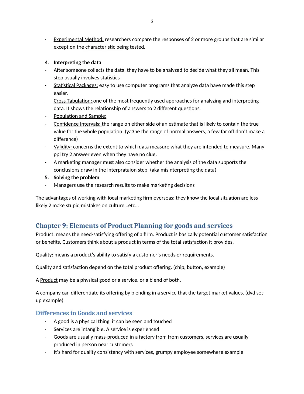 MKTG 210 Notes Useful FINAL Notes, Fall 2011, page 3