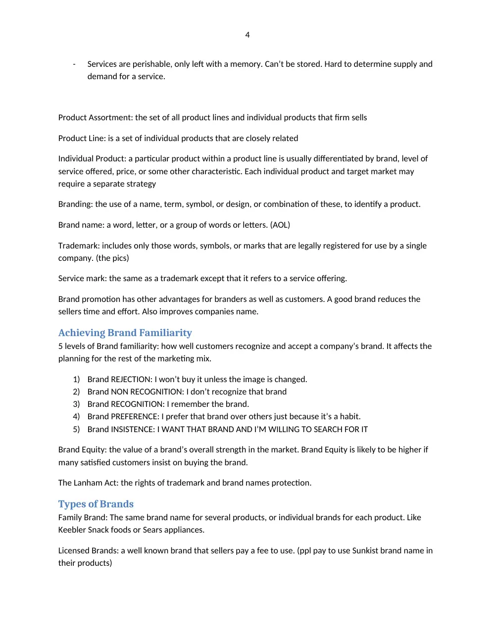 MKTG 210 Notes Useful FINAL Notes, Fall 2011, page 4