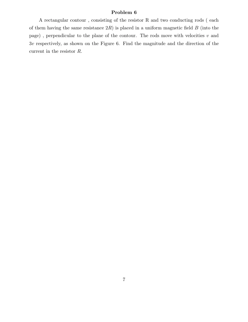 PHYS 211 Final, Fall 2007, page 7