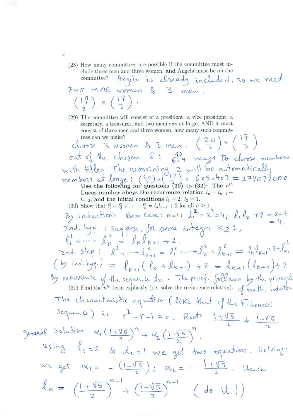 MATH 211 Final With Solution, Spring 2005, page 6
