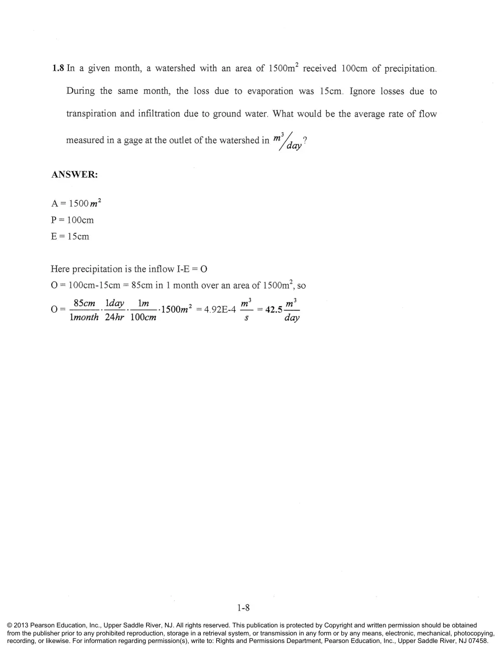 CIVE 441 Chapter 1 Solution, Fall 2015, page 8