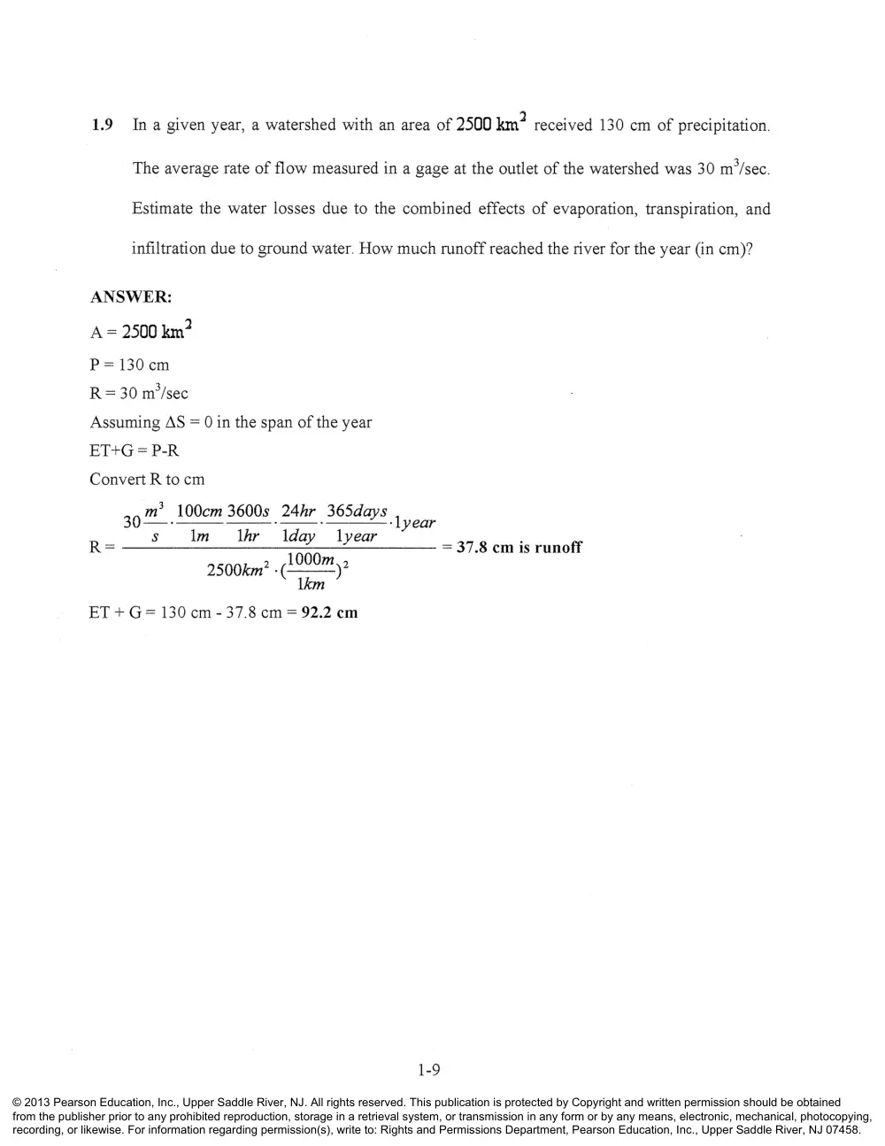 CIVE 441 Chapter 1 Solution, Fall 2015, page 9