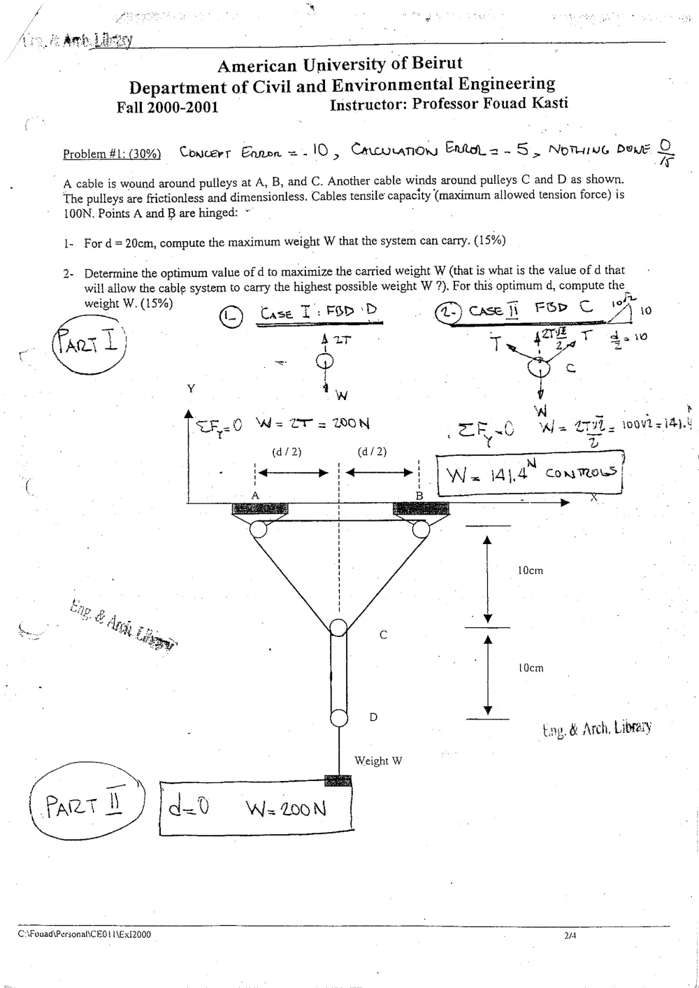 CIVE 210 Exam, Spring 2002, page 2