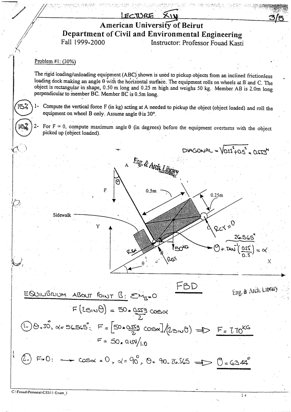 CIVE 210 Exam, Spring 2002, page 4