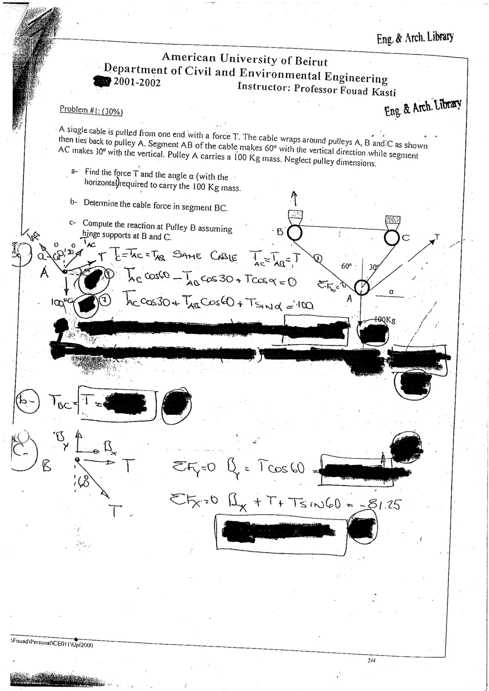 CIVE 210 Exam, Spring 2002, page 6