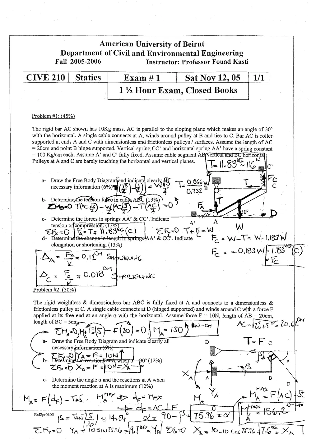 CIVE 210 Exam, Spring 2002, page 9