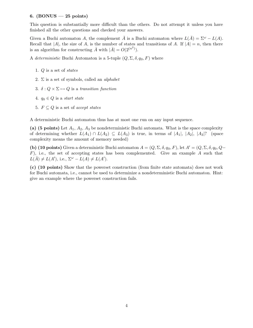 CMPS 282 Final, Spring 2007, page 4