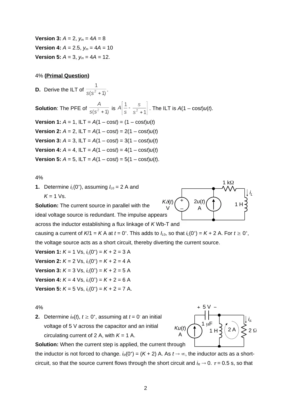 EECE 290 Exam 3 with Solution, Spring 2016, page 2