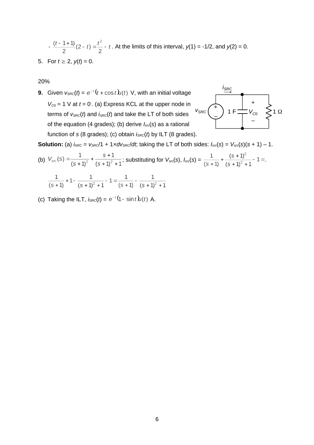 EECE 290 Exam 3 with Solution, Spring 2016, page 6