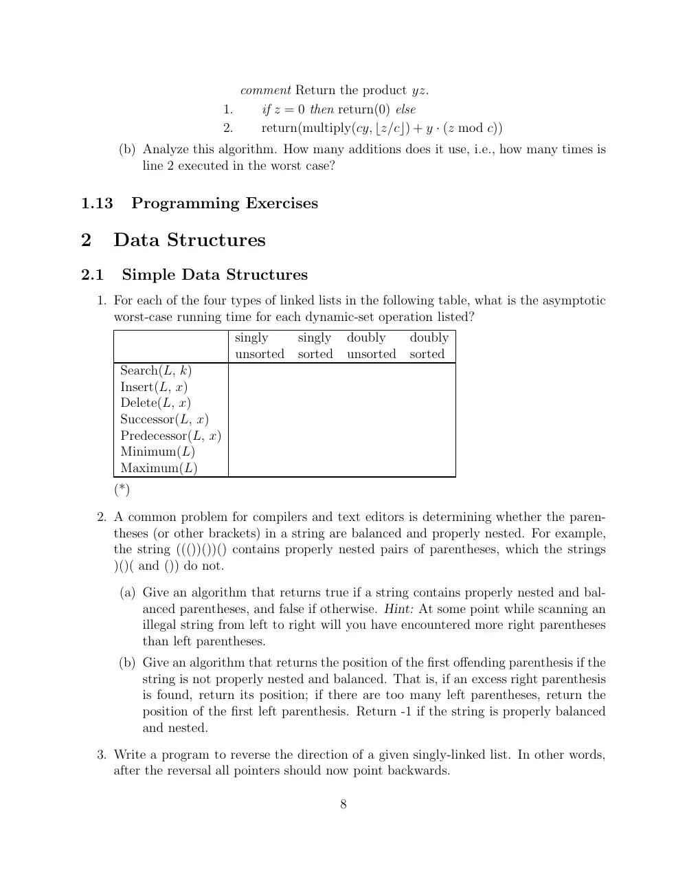 CMPS 211 Problems Ass 6, Fall 2016, page 8