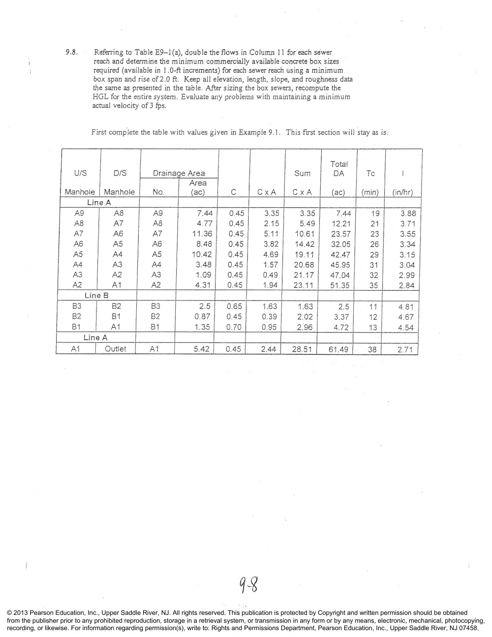 CIVE 441 Chapter 9 Solution, Fall 2015, page 8