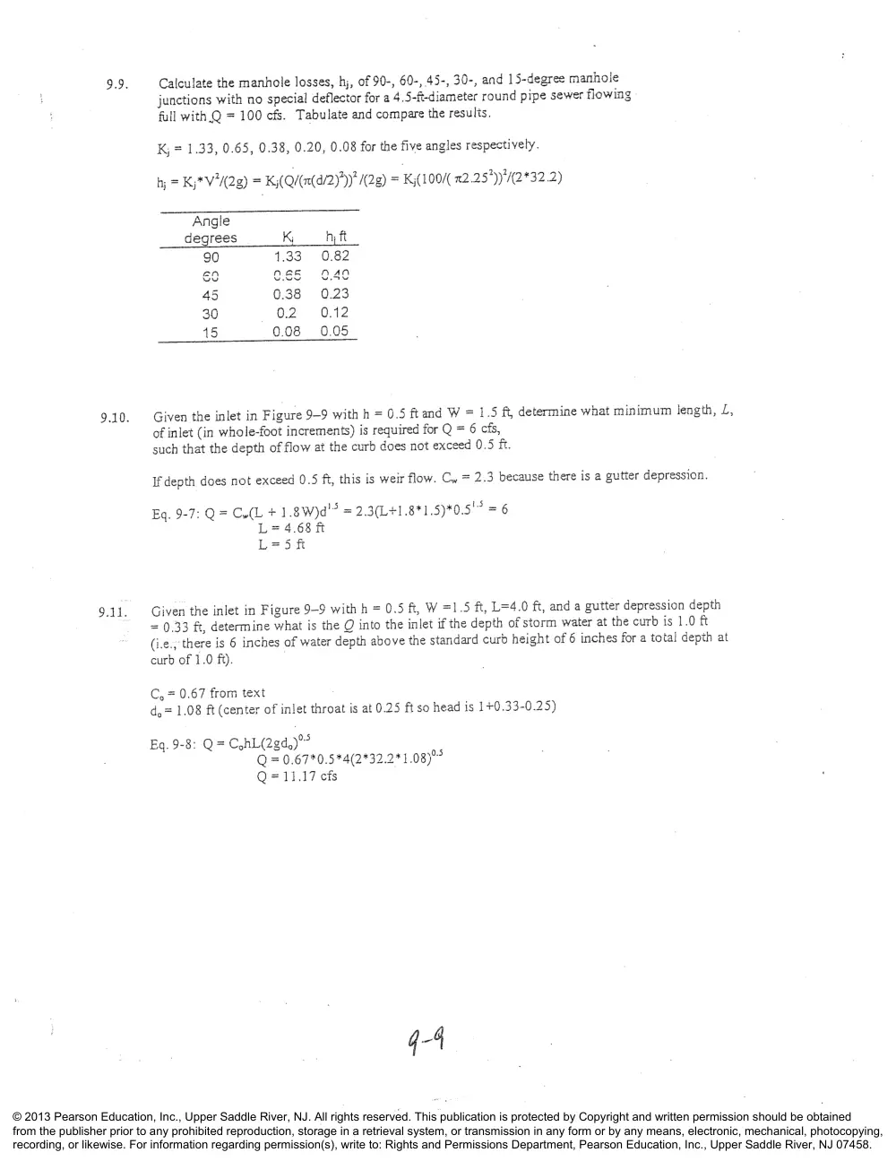 CIVE 441 Chapter 9 Solution, Fall 2015, page 9