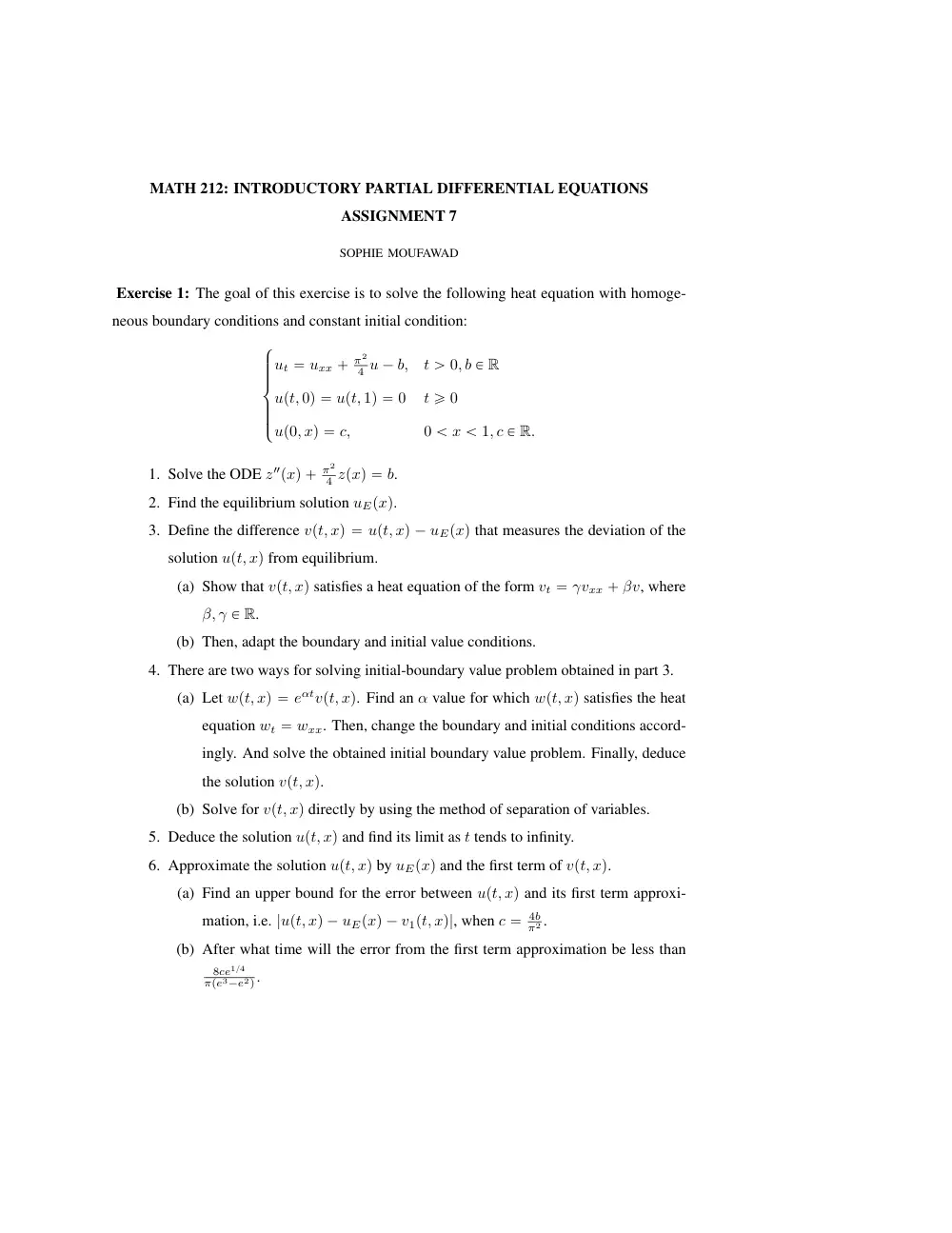 MATH 212 Homework Assignment 7 Questions, Fall 2016, page 1
