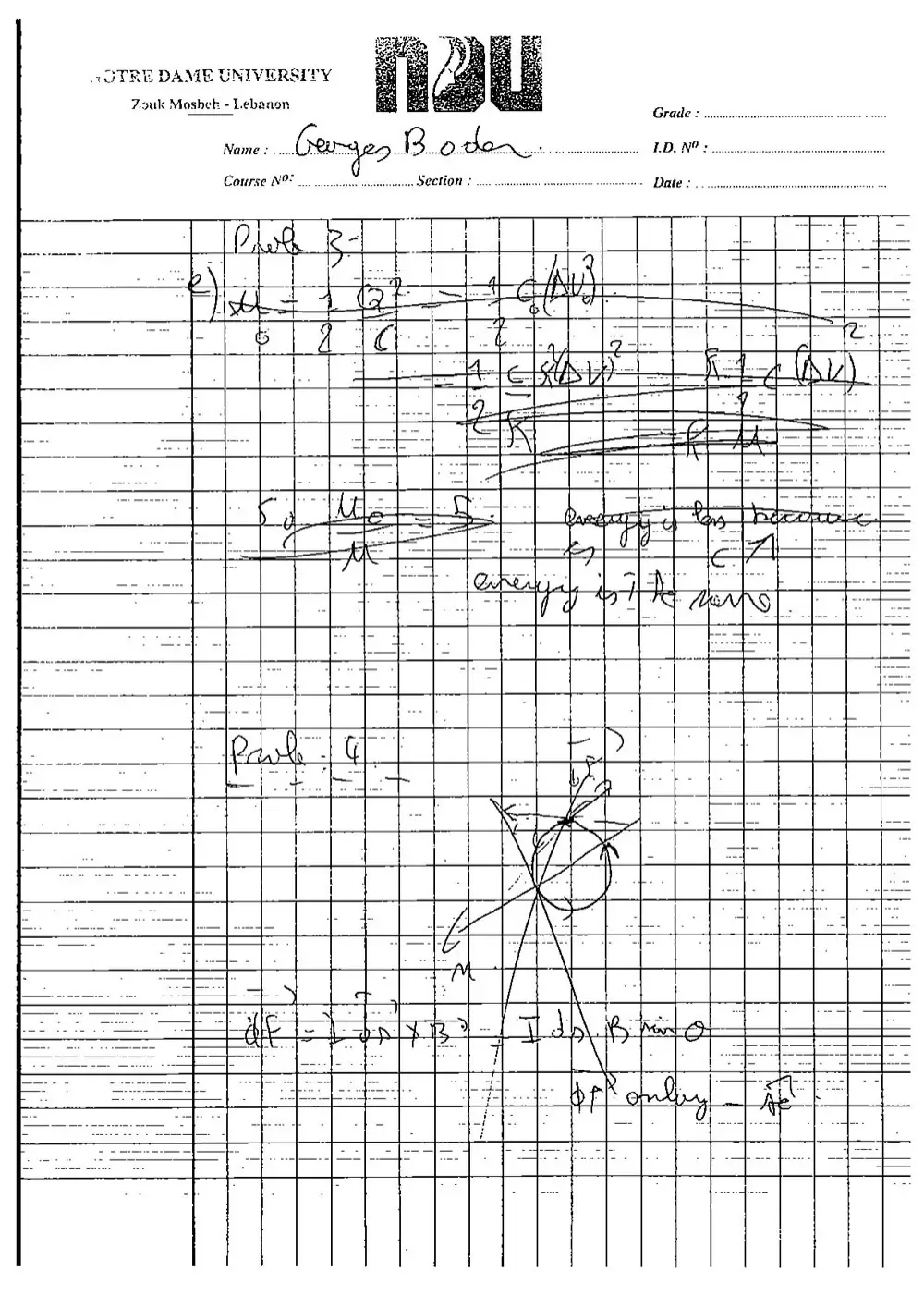 PHS 212 Midterm 2 with Solution, Spring 2004, page 6
