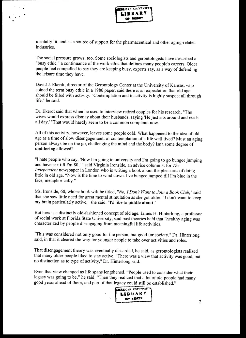 ENG 203 Final, Spring 2005, page 2
