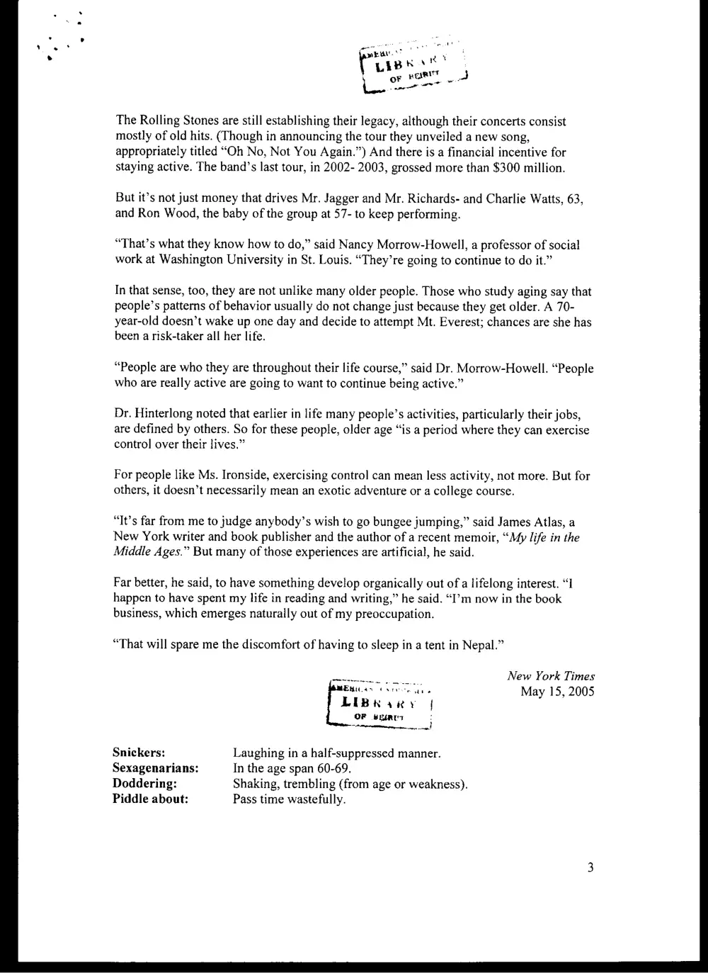 ENG 203 Final, Spring 2005, page 3