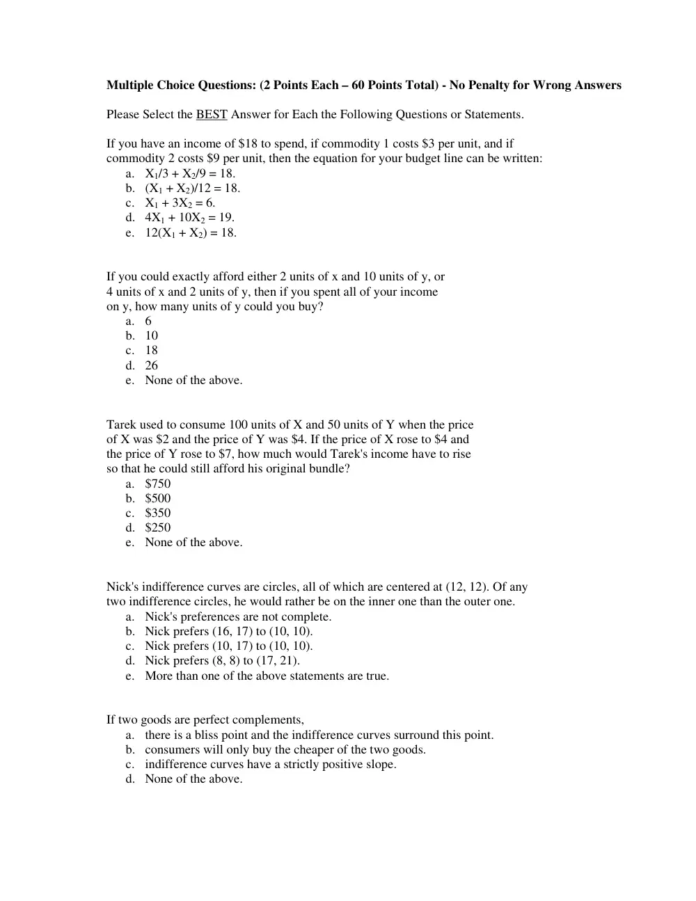 ECON 217 Midterm, Fall 2005, page 2