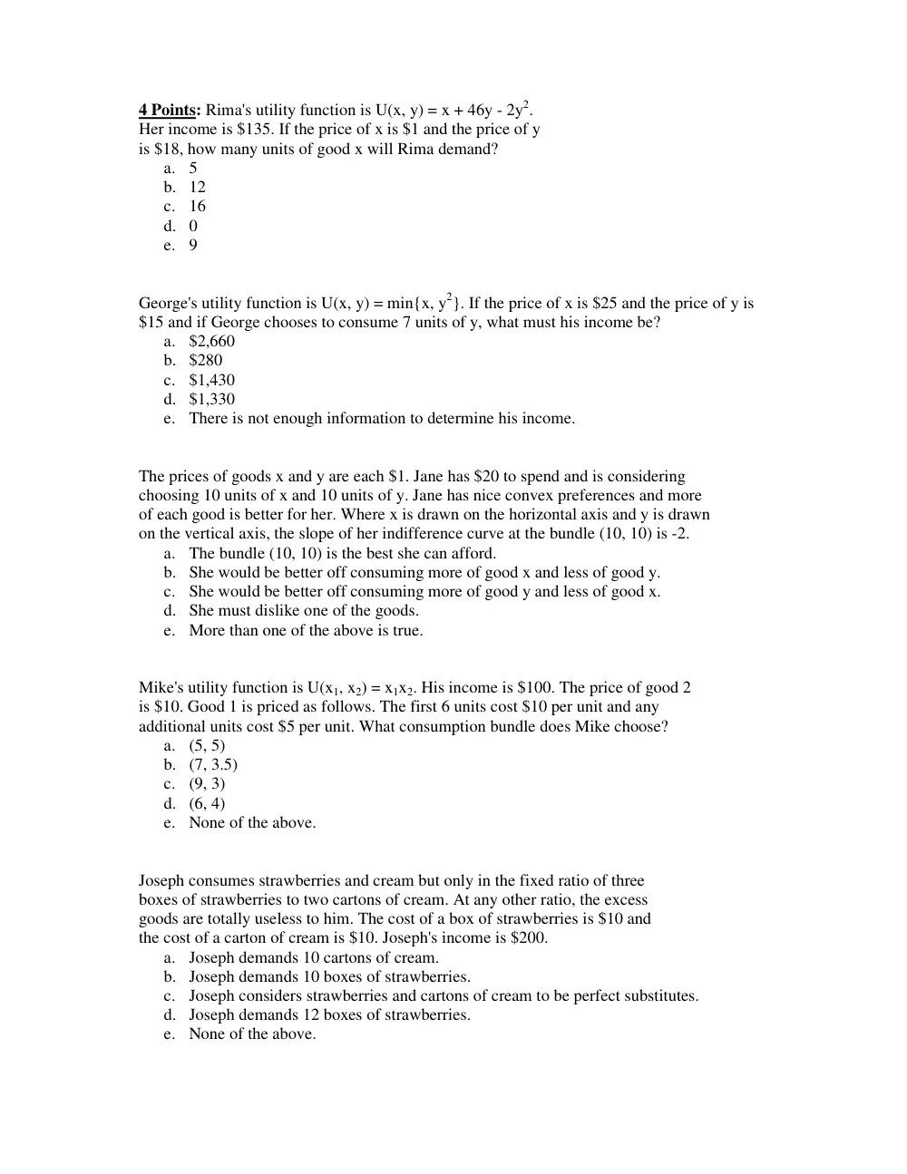 ECON 217 Midterm, Fall 2005, page 4