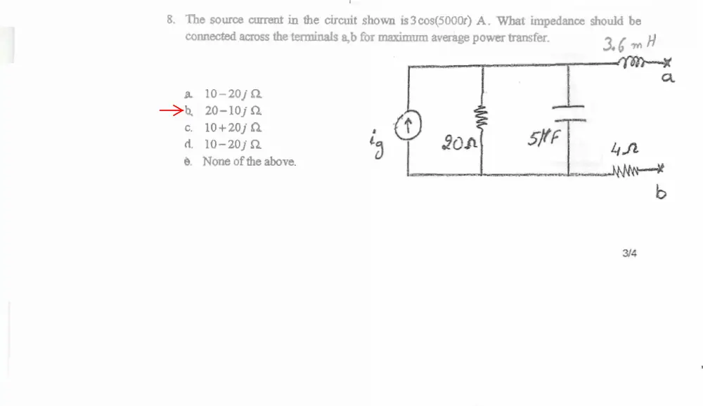 EECE 210 Problems For Final -with Some Solutions, Fall 2012, page 3