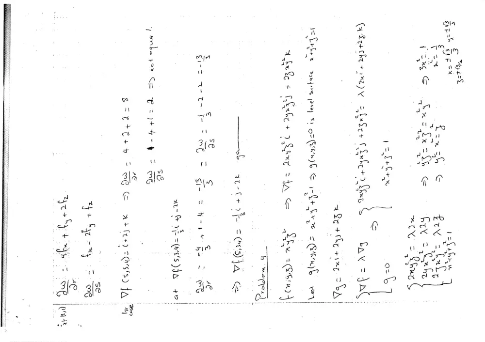 MATH 201 Exam 2 With Solution, Fall 2001, page 4