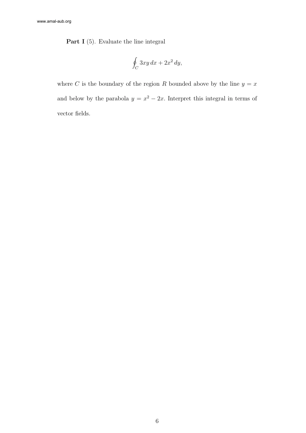 MATH 201 Final, Fall 2004, page 6
