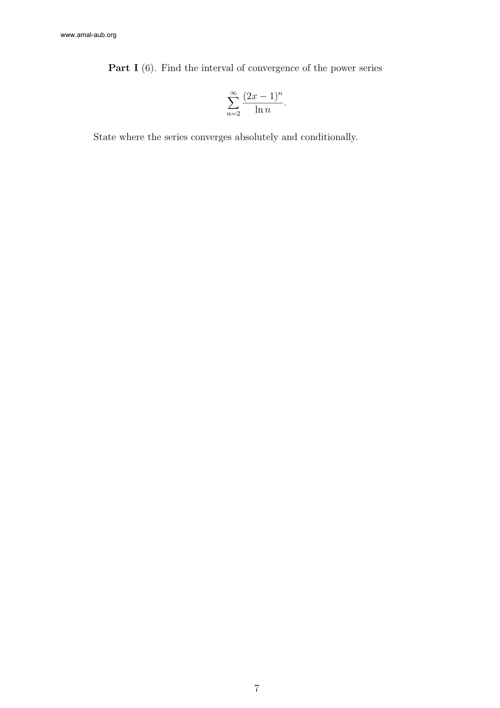 MATH 201 Final, Fall 2004, page 7