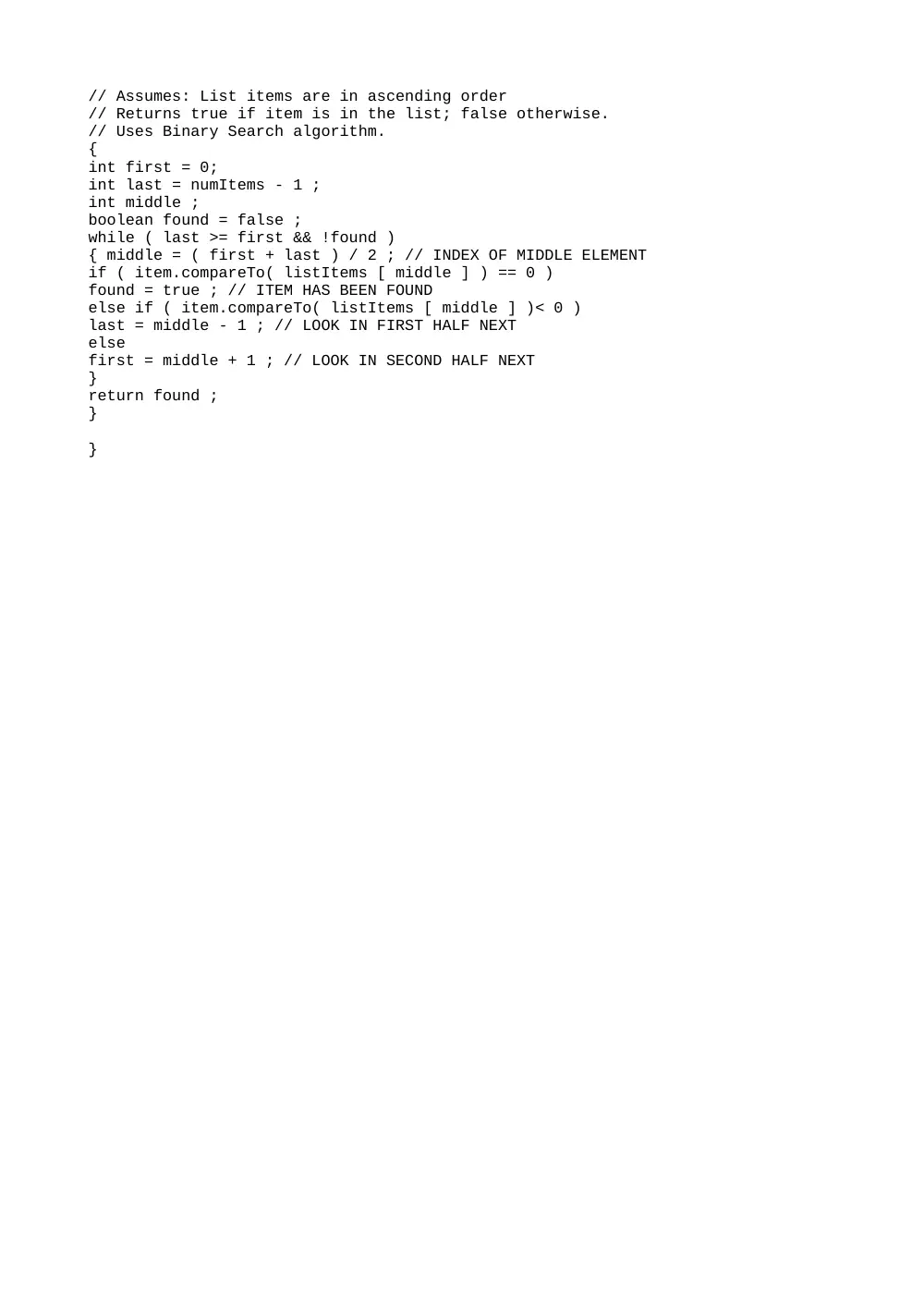CSC 220 Code Exercise 2, Summer 2009, page 4