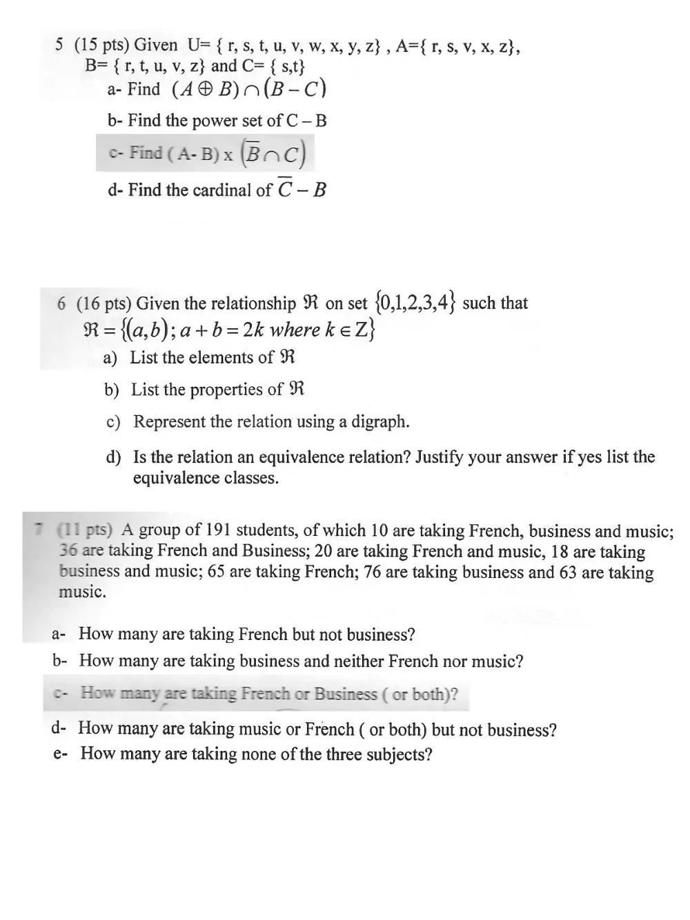 MAT 204 Midterm, Spring 2012, page 2