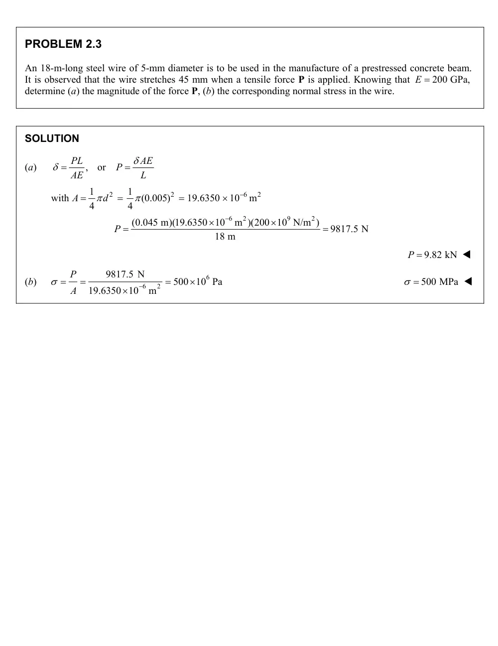MEE 320 Problems Chapter 2, Spring 2018, page 1