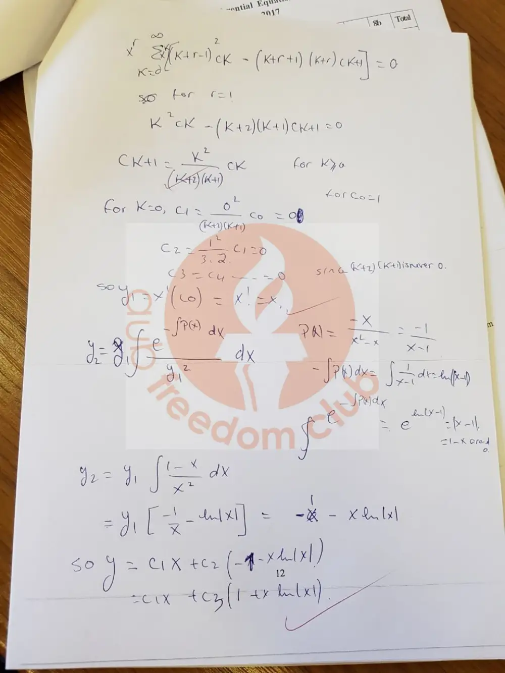 MATH 202 Final Student Copy, Spring 2017, page 10