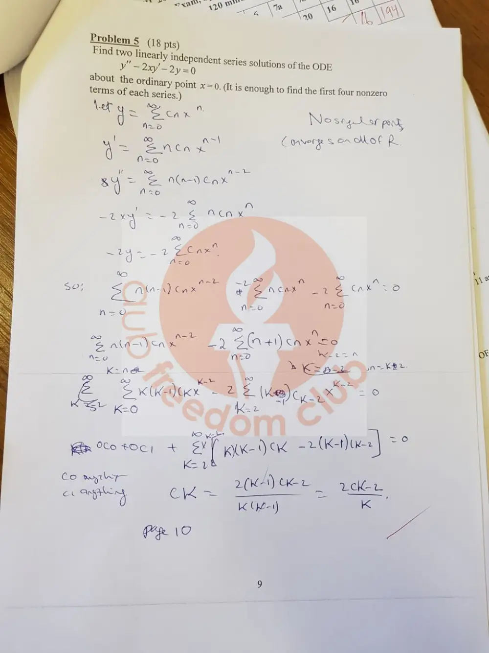MATH 202 Final Student Copy, Spring 2017, page 7
