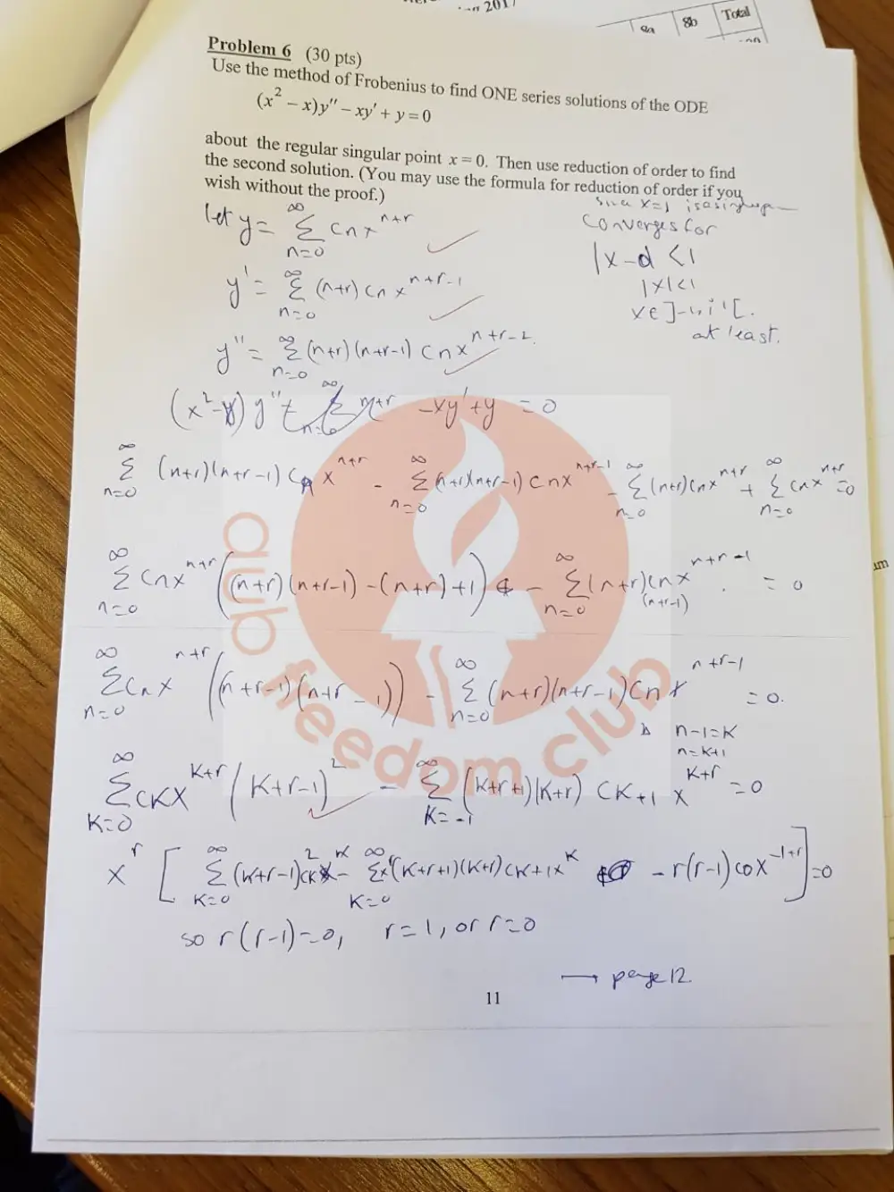 MATH 202 Final Student Copy, Spring 2017, page 9