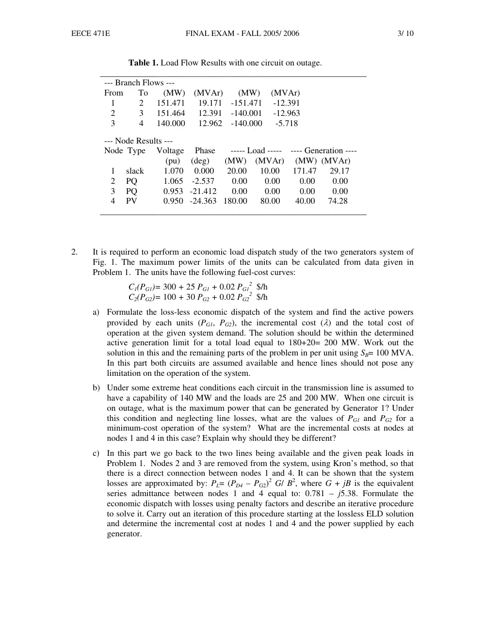 EECE 471 Final, Fall 2005, page 3