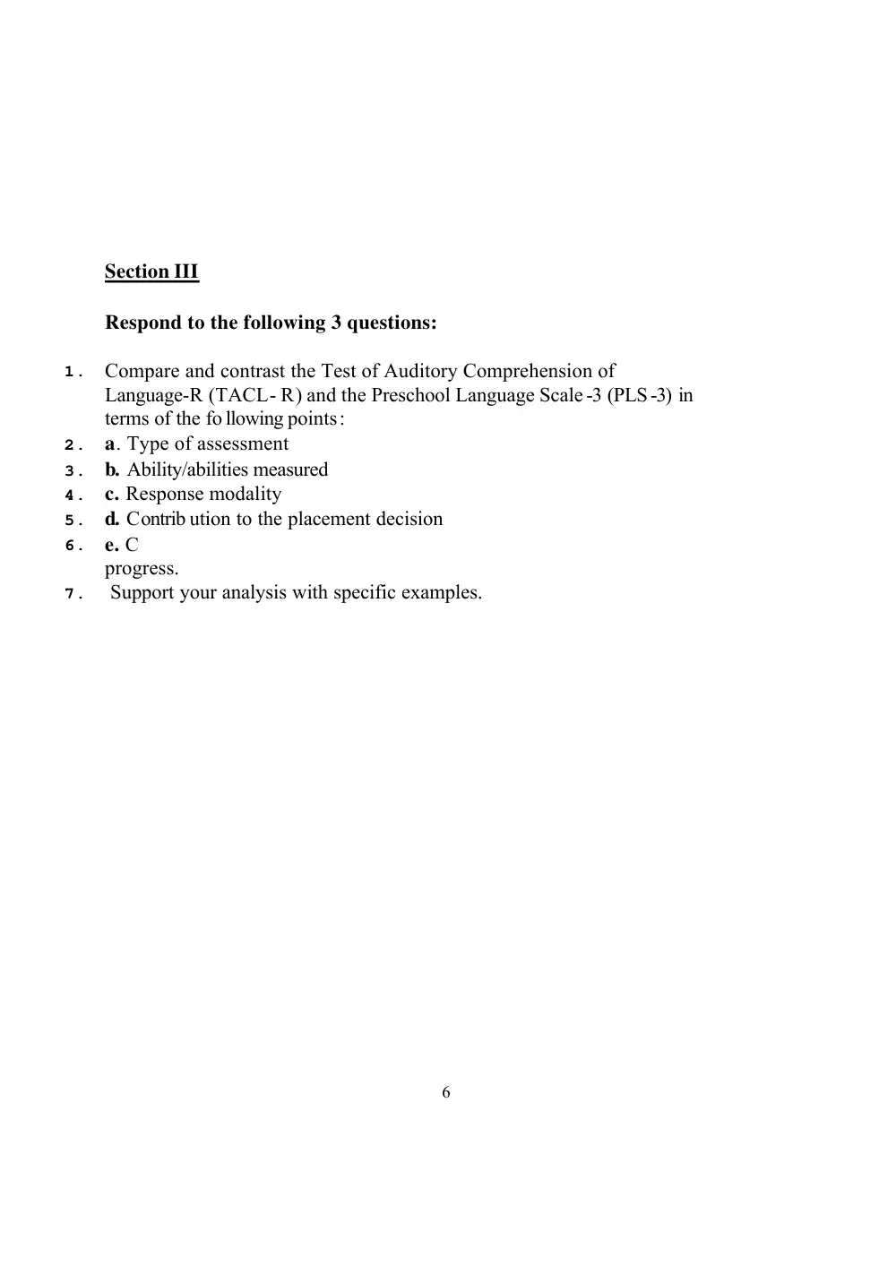 EDUC 222 Final, Fall 2005, page 6
