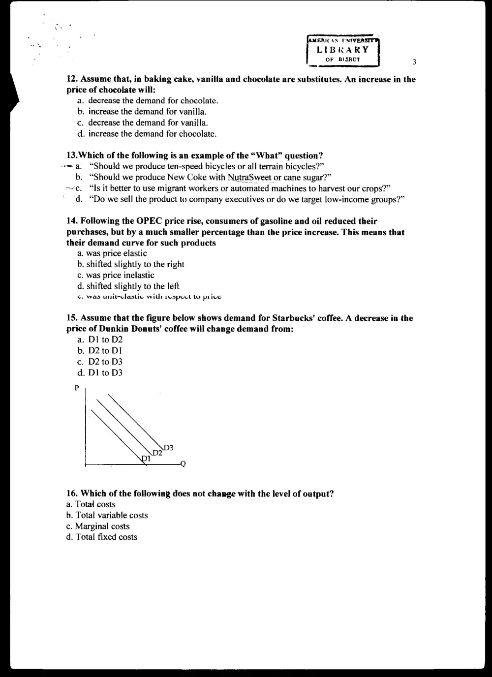 ECON 103 Exam, Fall 2002, page 3