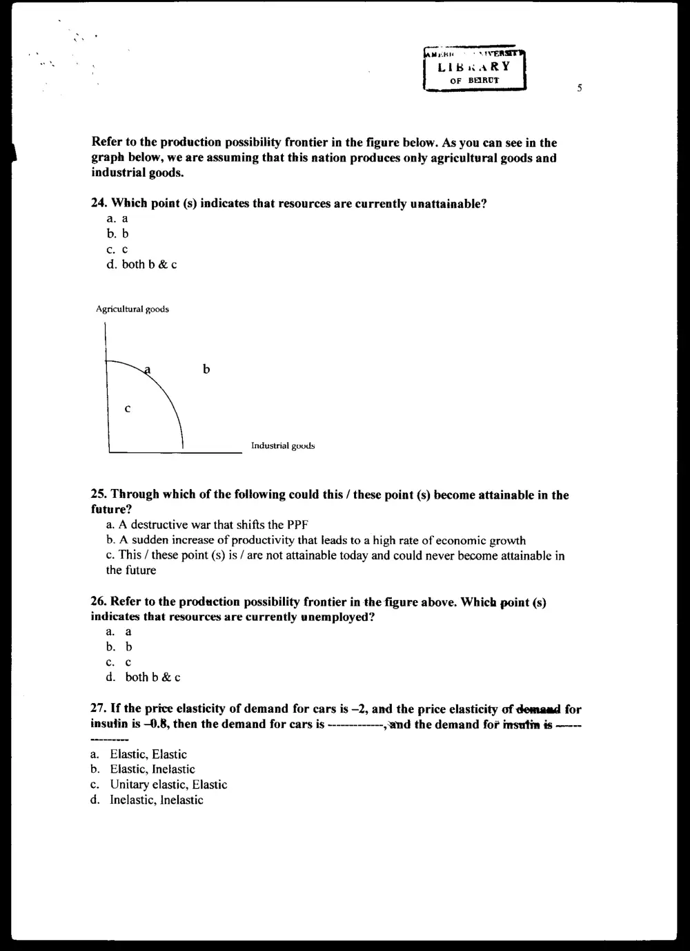 ECON 103 Exam, Fall 2002, page 5