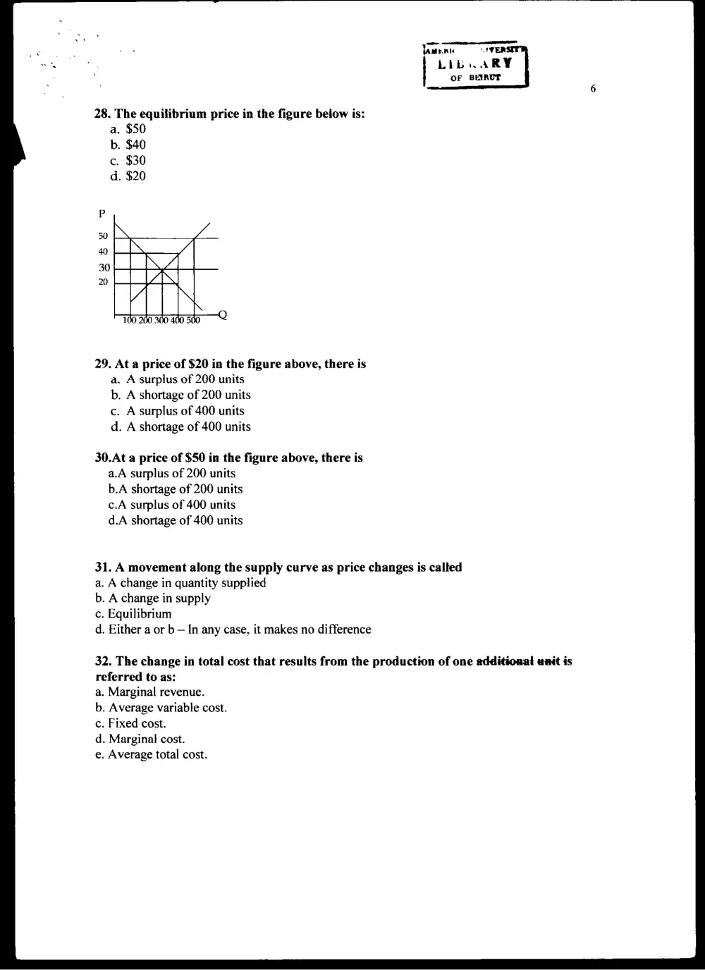 ECON 103 Exam, Fall 2002, page 6