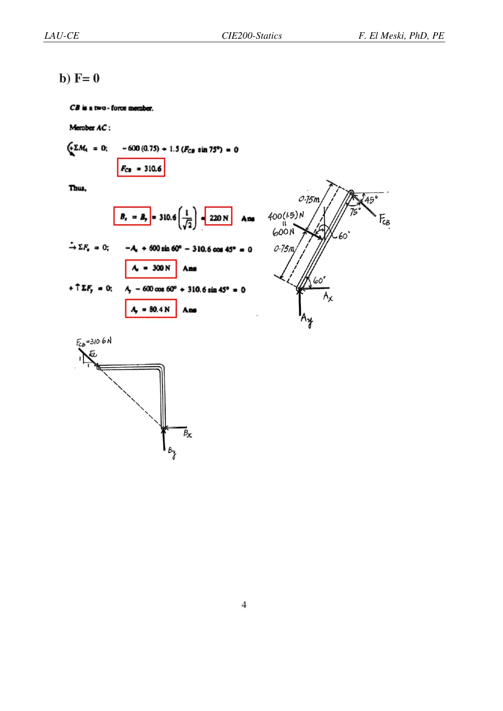 CIE 200 Homework 5 Frames Solution, Fall 2016, page 4