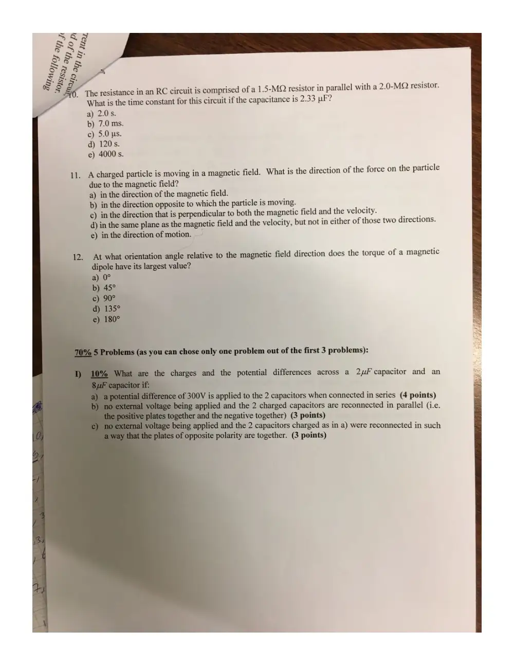 PHY 201 Exam 2, Fall 2016, page 3
