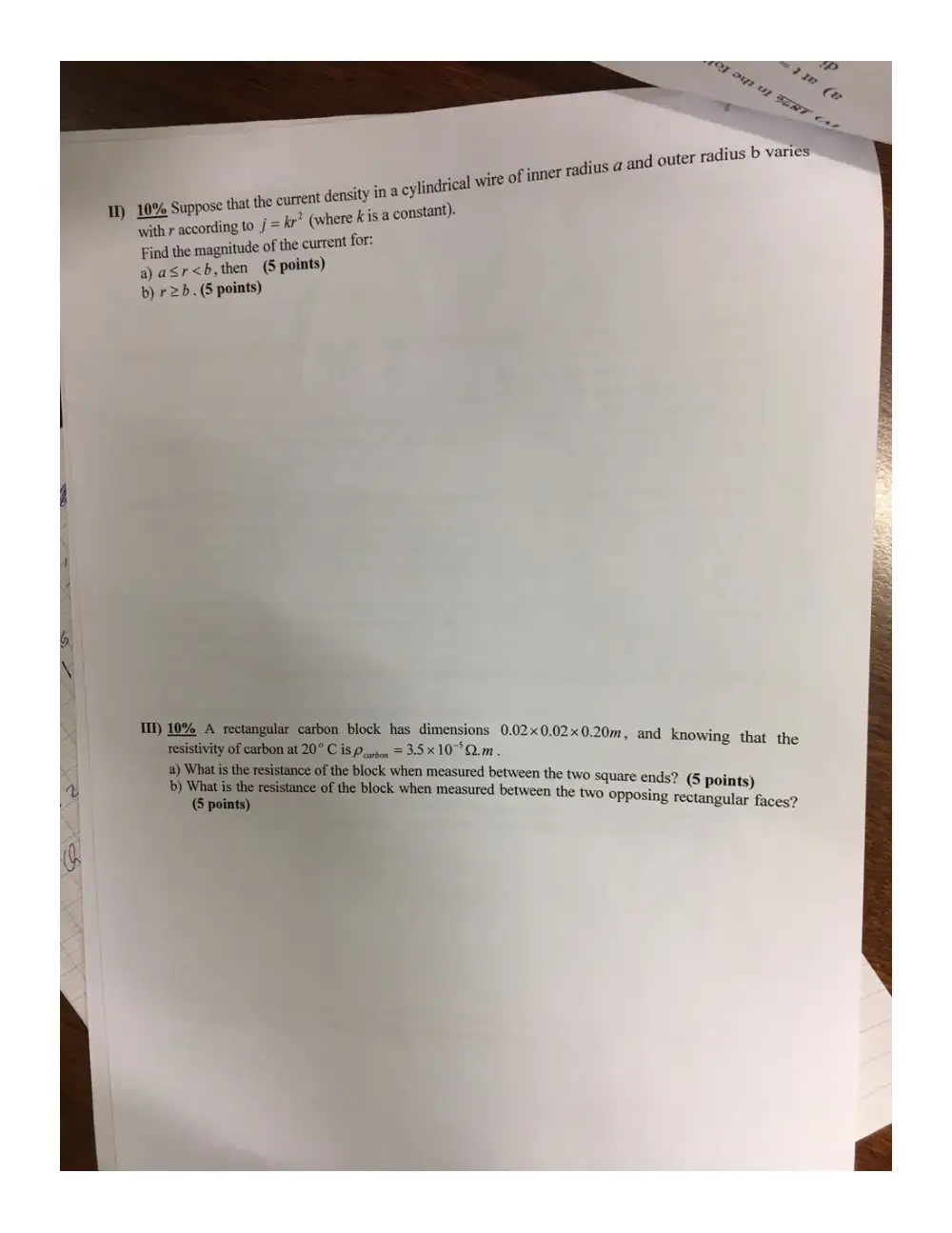PHY 201 Exam 2, Fall 2016, page 6