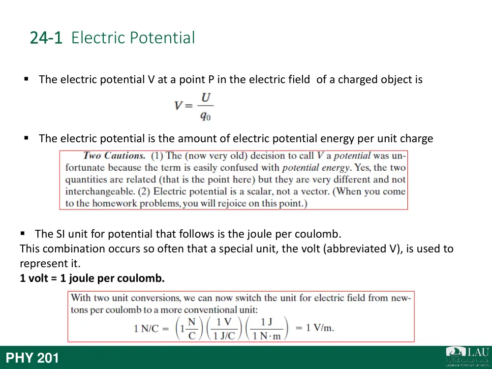 PHY 201 Chapter 24, Fall 2017, page 7