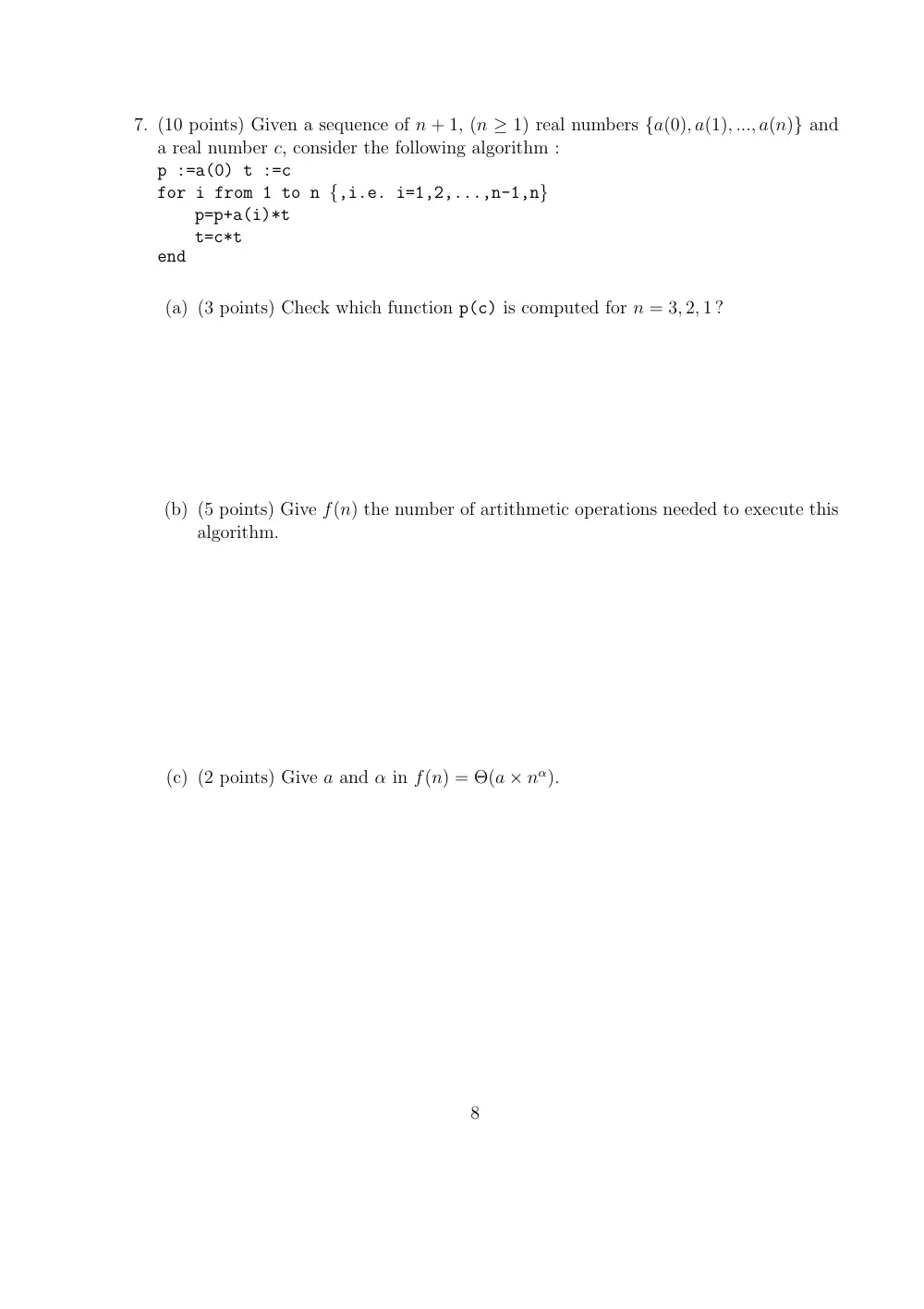MATH 211 Final, Spring 2007, page 8