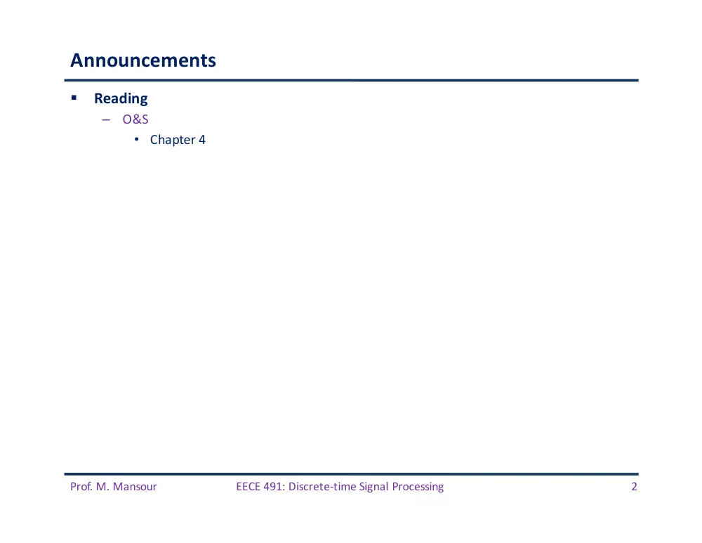EECE 491 Lecture 10, Spring 2016, page 2