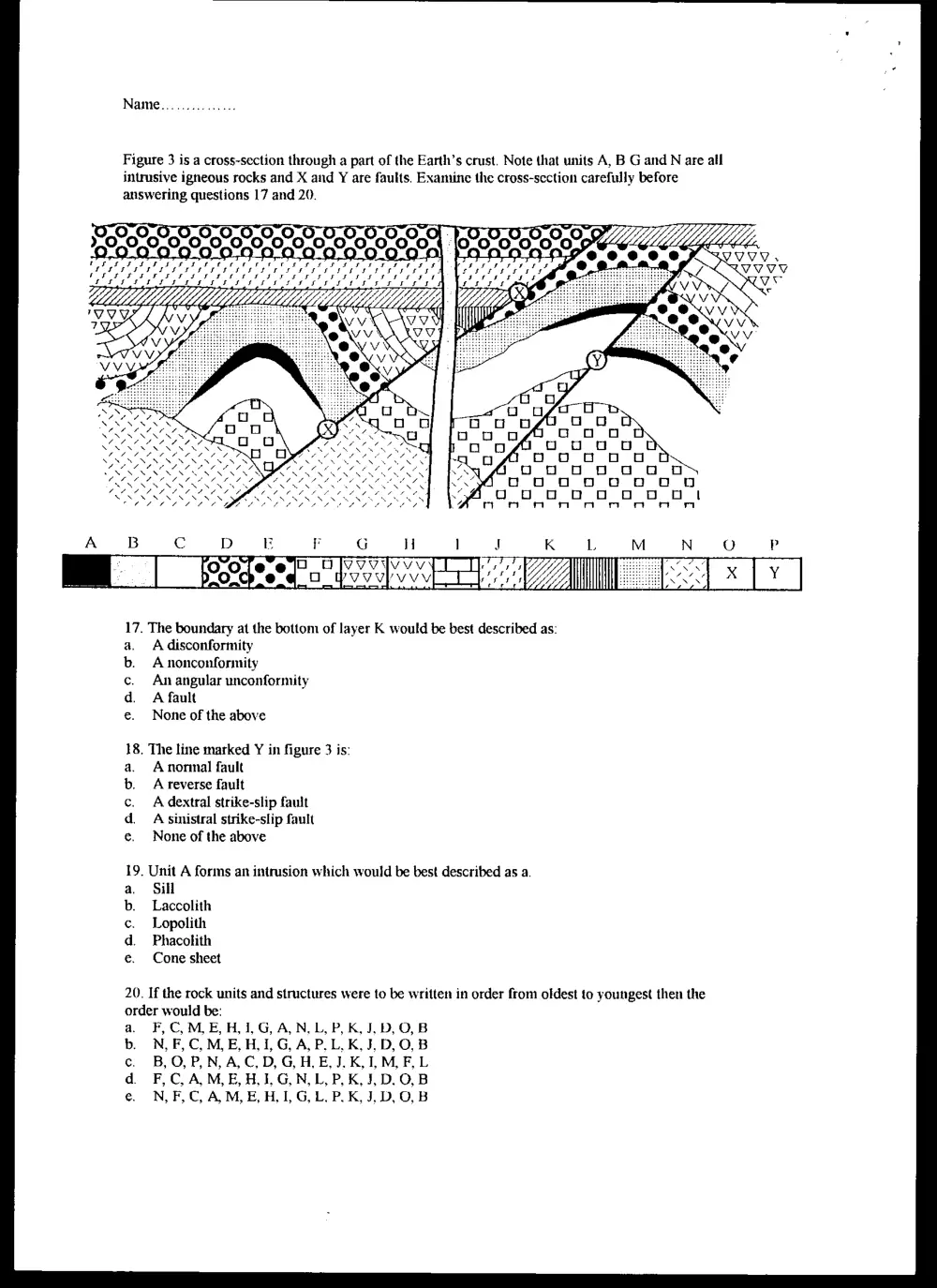 GEOL 201 Final, Fall 1998, page 4
