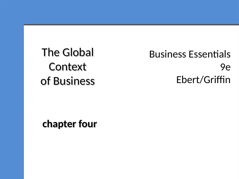 BUS 101 Lecture Chapter 4 PP, Fall 2014, page 1