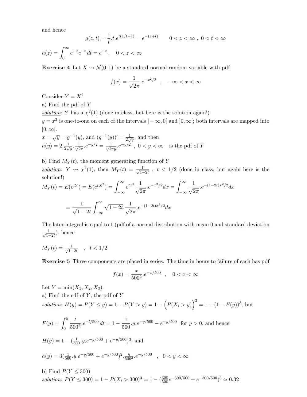 STAT 230 Final with Solution, Fall 2009, page 2