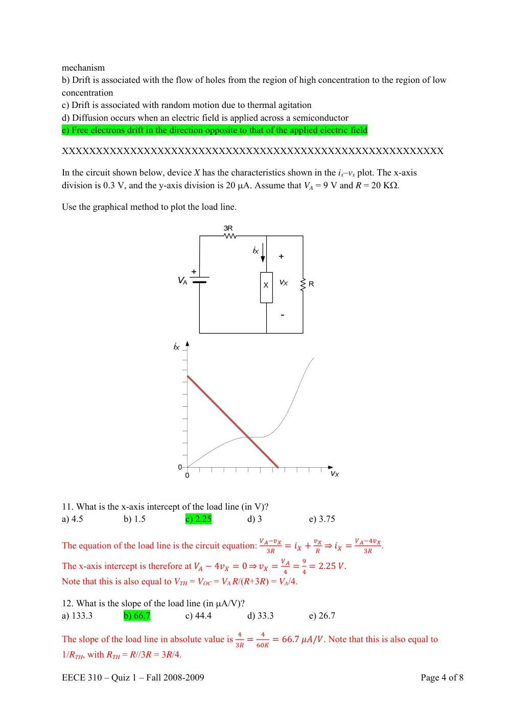 EECE 310 Exam 1, Fall 2008, page 4