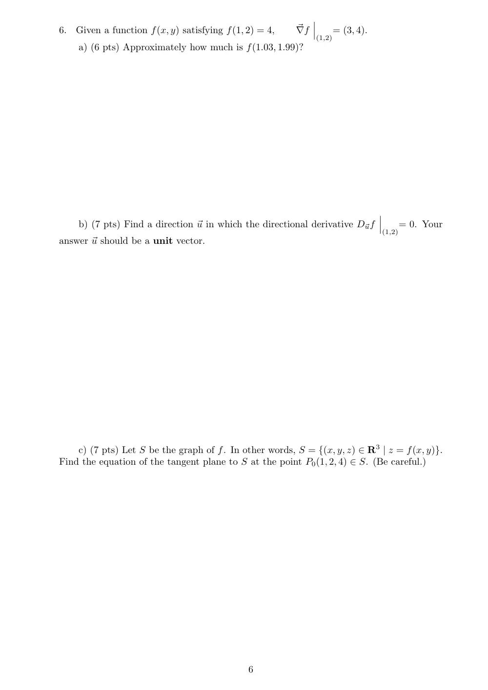 MATH 201 Exam 2, Fall 2014, page 8