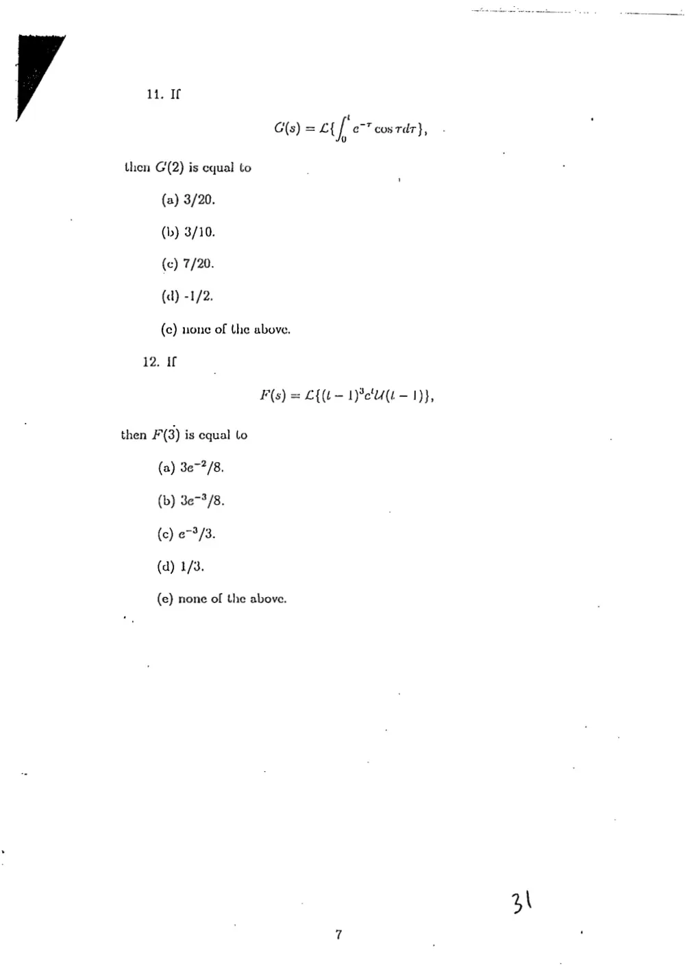 MATH 202 Questions, Fall 1998, page 3